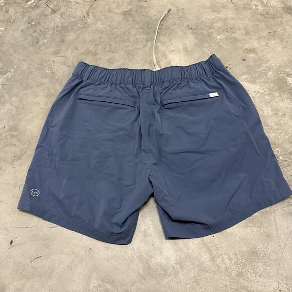 Wowie Shorts Mens Large Blue Performance Elastic Waist Lightweight Casual Golf - Picture 5 of 7